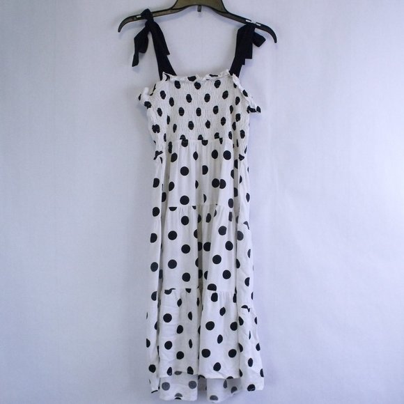 Monteau Smocked Polka Dot Dress - Picture 3 of 5